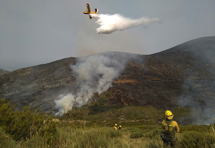 Adjudicada la coordinación de medios aéreos para la extinción de incendios forestales
