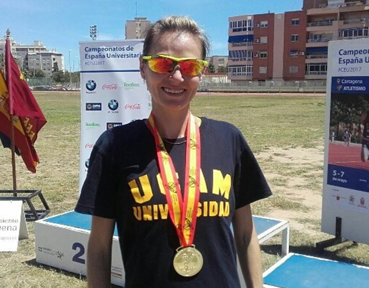 La extremeña Teresa Urbina campeona de España universitaria