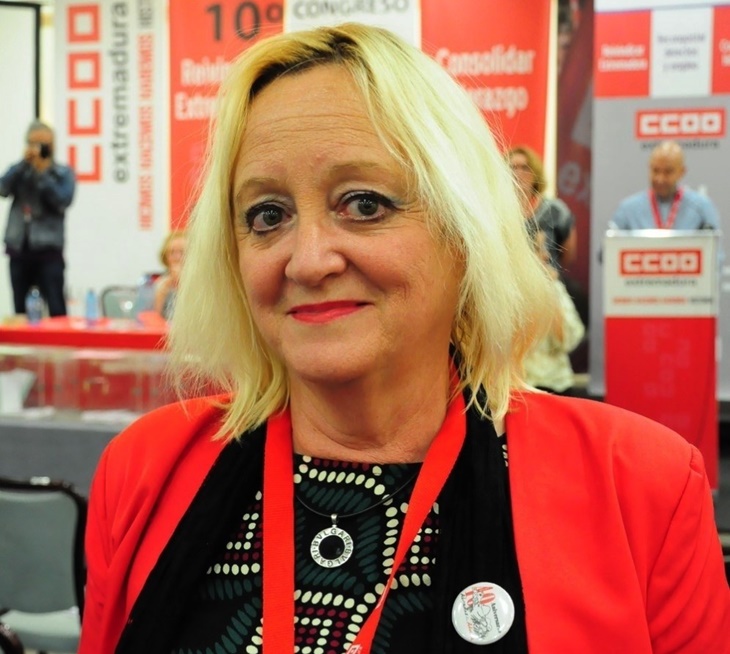 Encarna Chacón, nueva secretaria general de CCOO de Extremadura