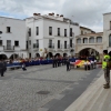 Acto de Jura de Bandera en la plaza alta de Badajoz