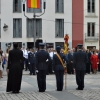 Acto de Jura de Bandera en la plaza alta de Badajoz