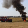 Imágenes del simulacro de accidente aéreo en Mérida