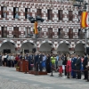 Acto de Jura de Bandera en la plaza alta de Badajoz