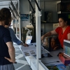 Imágenes del ambiente en la Feria del Libro de Badajoz