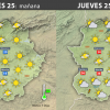 Previsión meteorológica en Extremadura. Días 25, 26 y 27 de mayo