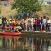 Las asociaciones de Badajoz disfrutan del piragüismo adaptado