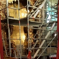 Comienza la restauración del retablo del Cristo de la O
