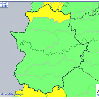 El 112 activa la alerta amarilla por lluvias y tormentas