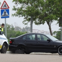 Accidente de tráfico en la carretera de Cáceres
