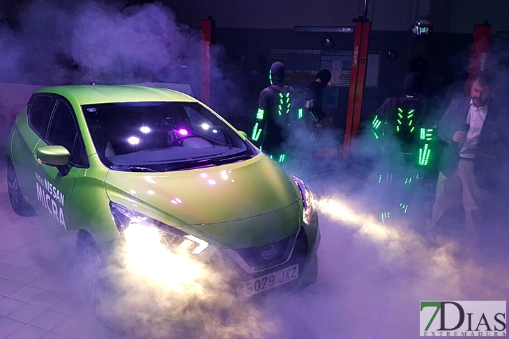 Espectacular presentación del nuevo Nissan Micra en Badajoz