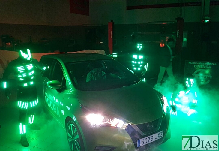 Espectacular presentación del nuevo Nissan Micra en Badajoz
