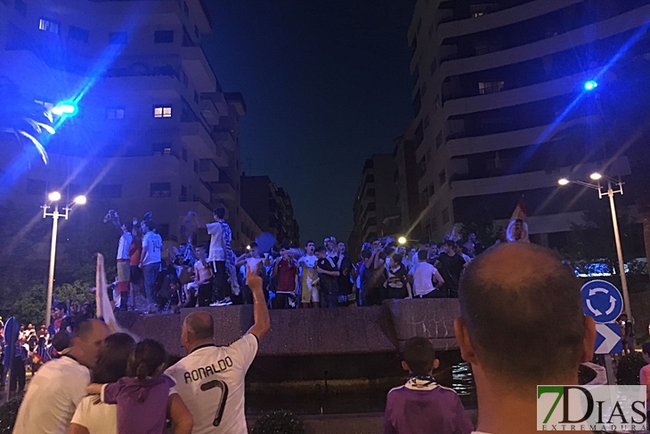 Badajoz celebra la liga del Real Madrid