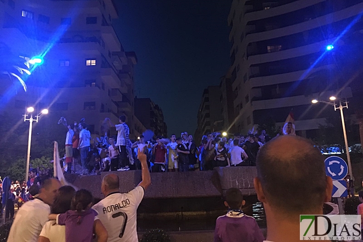 Badajoz celebra la liga del Real Madrid