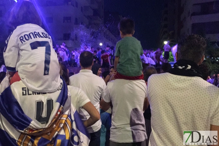 Badajoz celebra la liga del Real Madrid