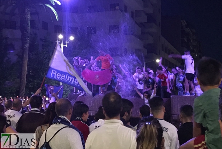 Badajoz celebra la liga del Real Madrid