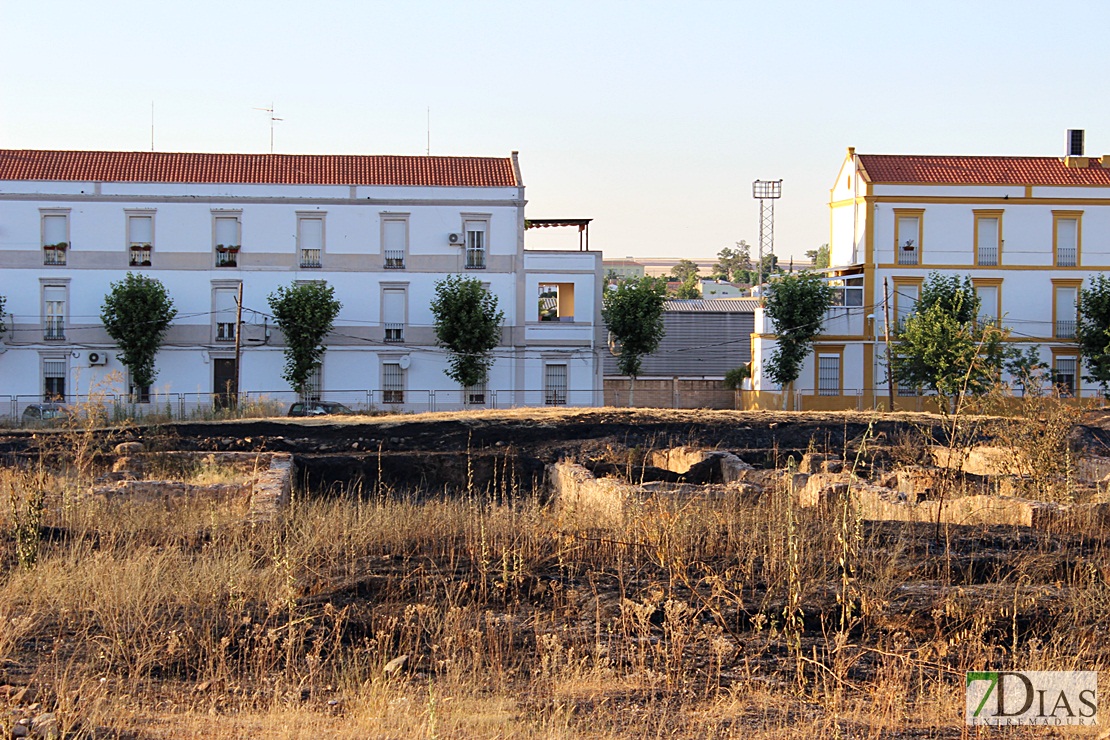 Incendio en el recinto del cuartel Hernán Cortes de Mérida