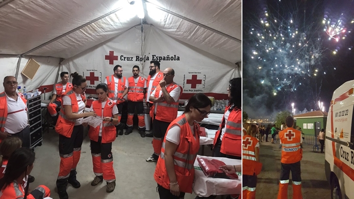 Cruz Roja atiene a 22 personas en la noche de San Juan