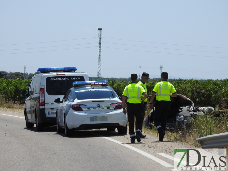 Segundo accidente mortal en 4 días en la Badajoz-Almendralejo