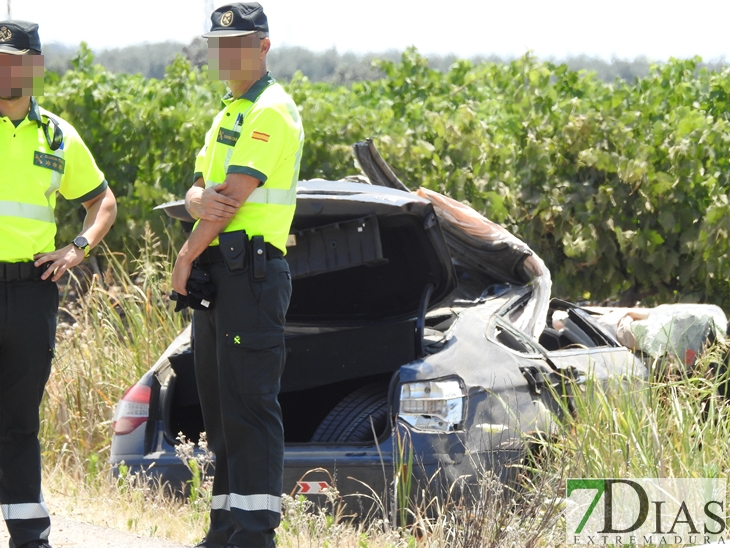 Segundo accidente mortal en 4 días en la Badajoz-Almendralejo