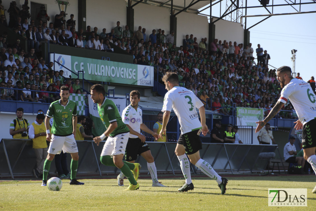 Imágenes del Villanovense - Racing de Santander