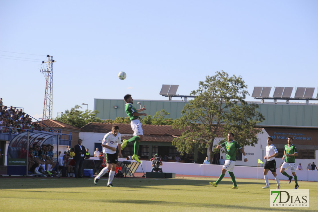 Imágenes del Villanovense - Racing de Santander