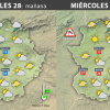 Previsión meteorológica en Extremadura. Días 28, 29 y 30 de junio