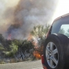 Los bomberos extinguen un incendio declarado en Los Ibores (Cáceres)