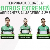 Grandes resultados de los árbitros extremeños para ascender a 2ªB