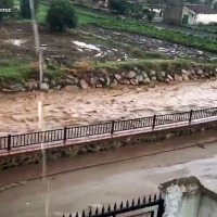 Las fuertes tormentas dejan algunas inundaciones esta tarde en la provincia de Badajoz