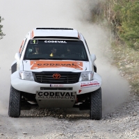 Manuel y Mónica Plaza gana el Rallye Baja Dehesa de Extremadura