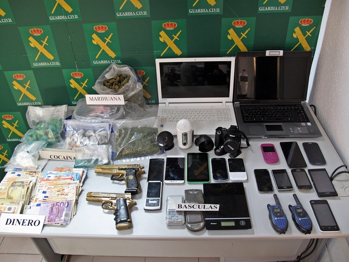 Cae una organización criminal dedicada al tráfico de drogas en Campiña Sur
