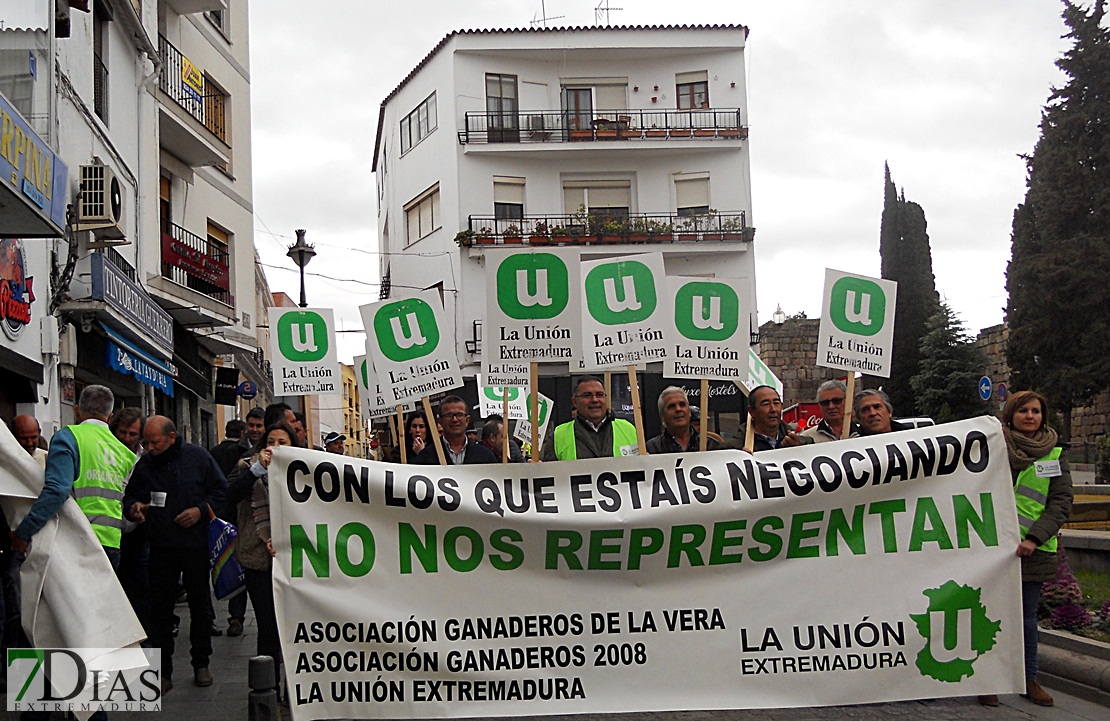 Los ganaderos extremeños convocan manifestaciones en Mérida y Madrid