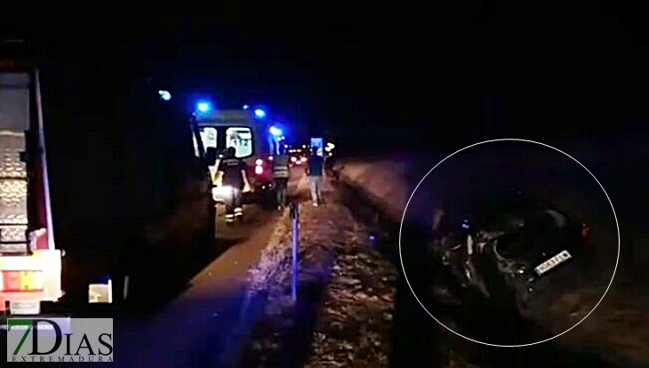 Accidente en las proximidades de la frontera de Caya