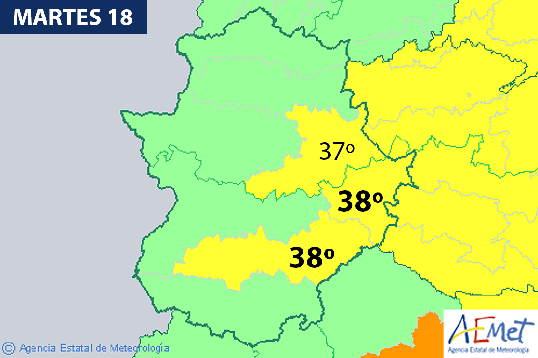 Último día calor intenso en Extremadura, ¿cuanto durará la tregua?