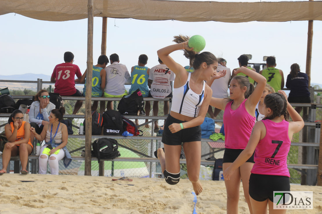 Imágenes del V Open de Balonmano Playa de Alburquerque