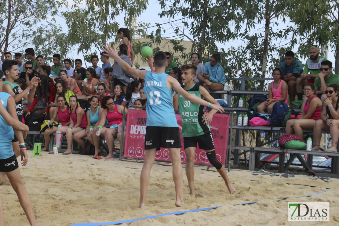 Imágenes del V Open de Balonmano Playa de Alburquerque