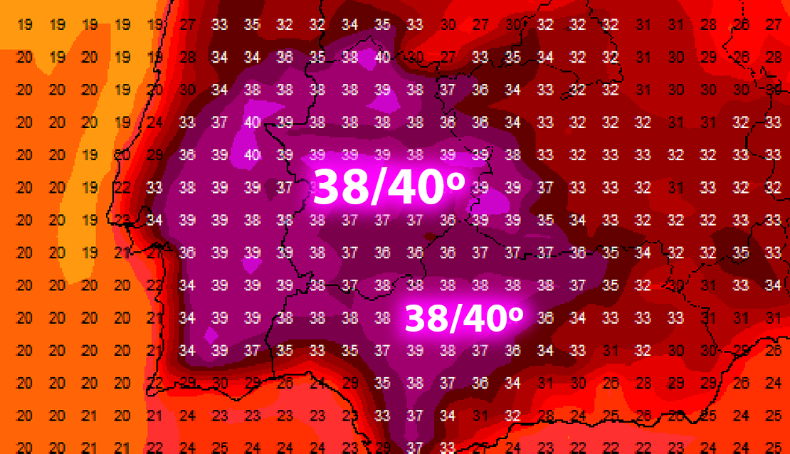 Los termómetros volverán a los 40ºC esta semana en Extremadura