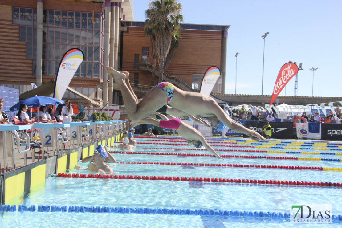 Imágenes del 3º día del nacional de natación master en Badajoz