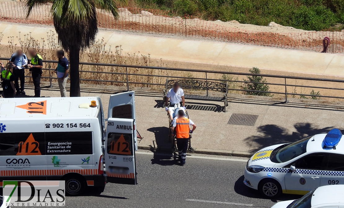 Herida tras estrellarse contra una palmera de circunvalación