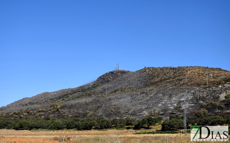 Imágenes del día después en la sierra de San Serván