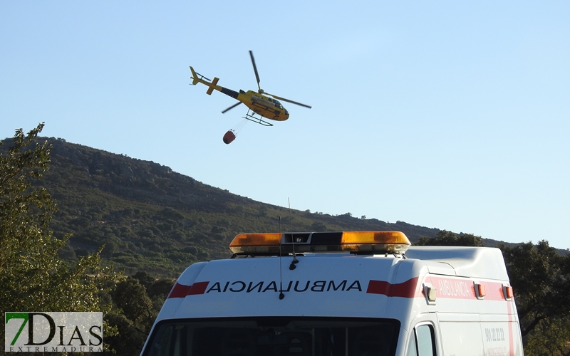 Imágenes del día después en la sierra de San Serván