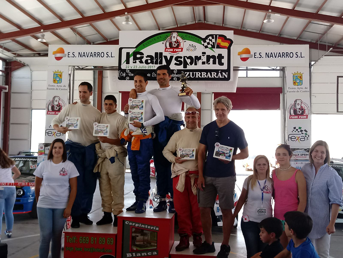 Casimiro y Ortiz ganan el I Rallysprint de Zurbarán