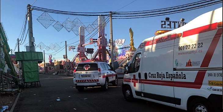 Una chica herida en un conato de reyerta en la Feria de San Juan