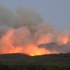 Fuera de control el incendio de Arroyo de San Serván