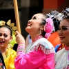 Imágenes del desfile del tradicional desfile del Festival Folclórico