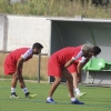 Imágenes del 1º entrenamiento del CD Badajoz de la temporada