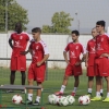 Imágenes del 1º entrenamiento del CD Badajoz de la temporada