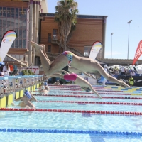 Imágenes del 3º día del nacional de natación master en Badajoz