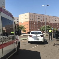 Herido en una colisión de dos vehículos en Cerro Gordo (Badajoz)