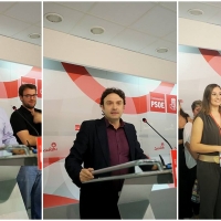 Los candidatos a dirigir el PSOE extremeño entregan sus avales